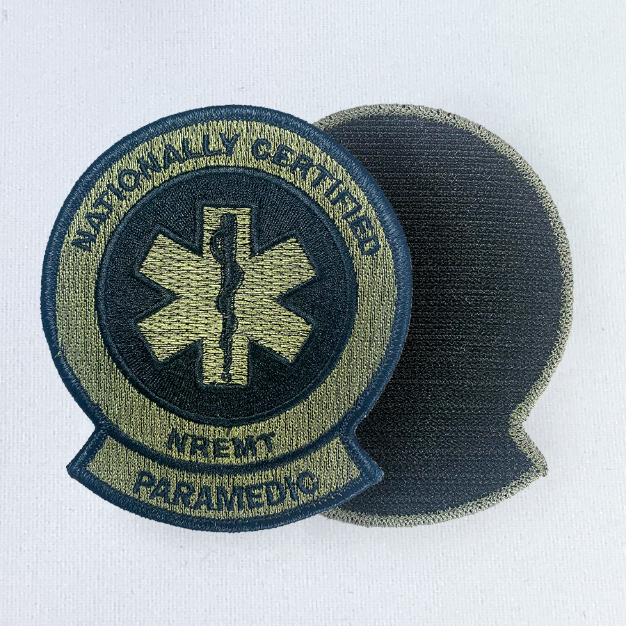 Paramedic Tactical Patch - Green  National Registry of Emergency Medical  Technicians