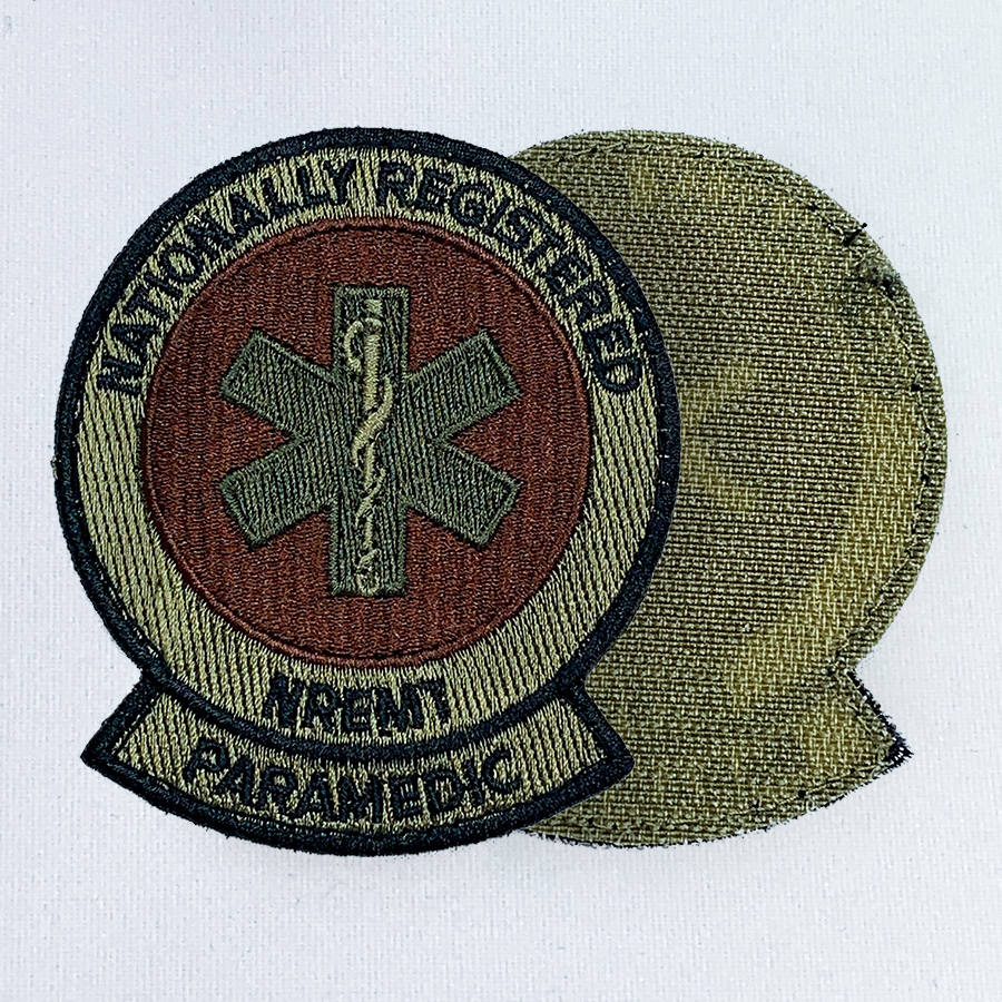 Official USAF Nationally Registered Paramedic Patch  National Registry of  Emergency Medical Technicians